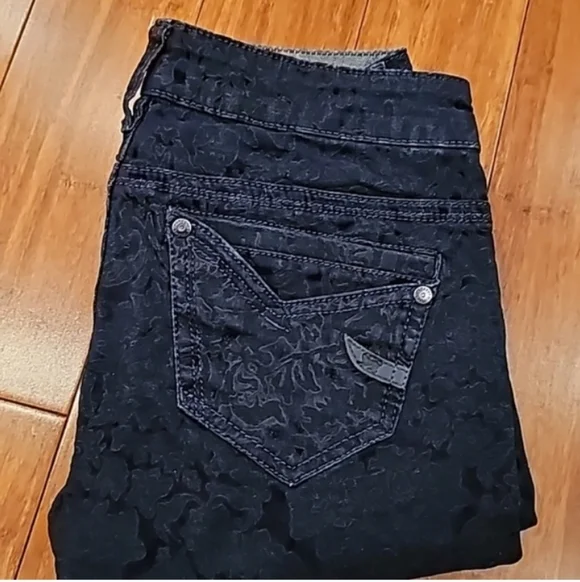 Parasuco Blue Patterned Jeans - Picture 11 of 13